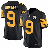 Nike Men & Women & Youth Steelers 9 Chris Boswell Black Color Rush Limited Jersey,baseball caps,new era cap wholesale,wholesale hats